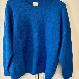 Vibrant Blue Kerisma Textured Knit Sweater